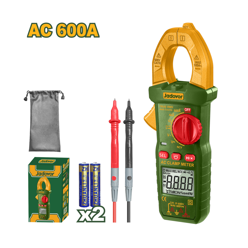 Pinza amperométrica Display-JADEVER