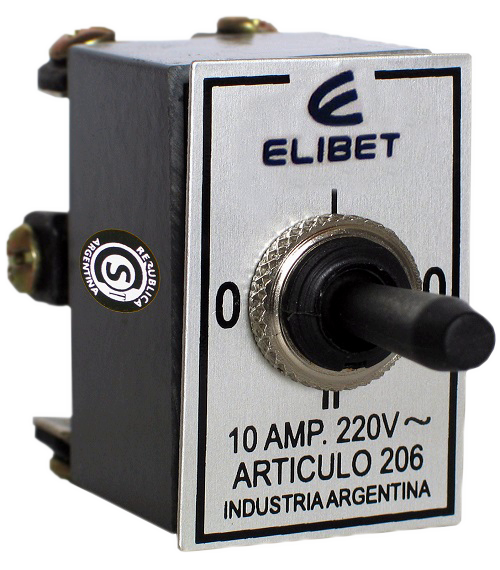 Interruptores/Conmutador Bipolar 8/10A-ELIBET