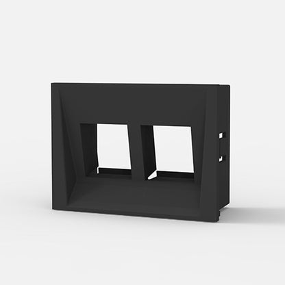 Caja de aloje doble RJ45/RJ11-CAMBRE